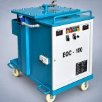 EOC-100 electrostatic oil cleaning machine for industrial thermic oil cleaning.