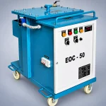 EOC-50 electrostatic oil cleaning machine for thermic oil filtration.